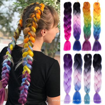jumbo braids hair ombre crochet braids twist hair fro african women